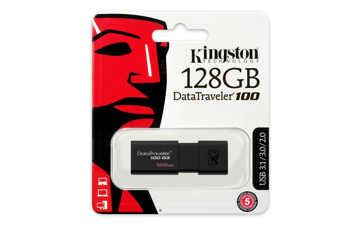 PENDRIVE KINGSTON DT100G3 128GB USB3.0