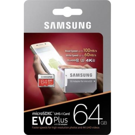 MEMORY SAMSUNG EVO+ uSDXC 64GB UHS-1