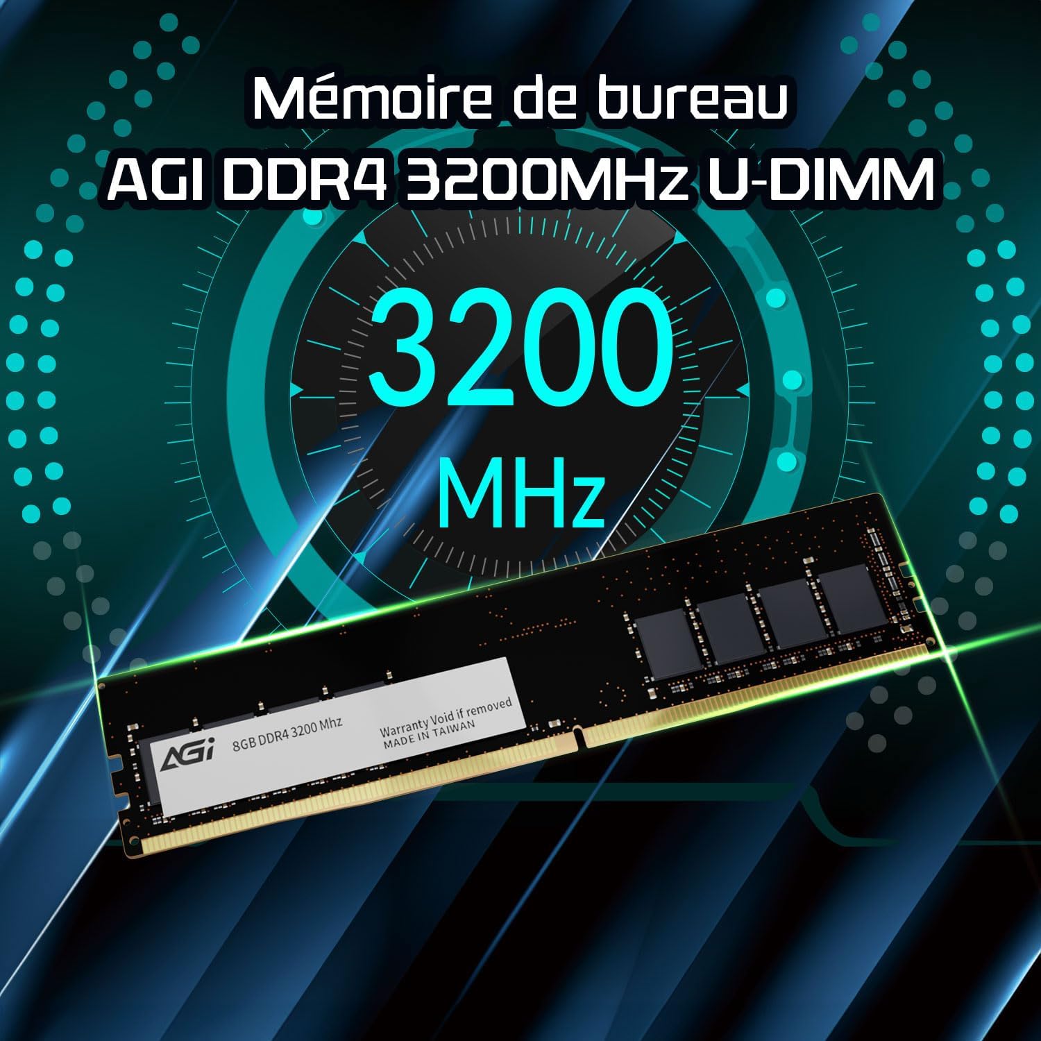 RAM AGI DDR4 3200MHZ CL22 16GB 