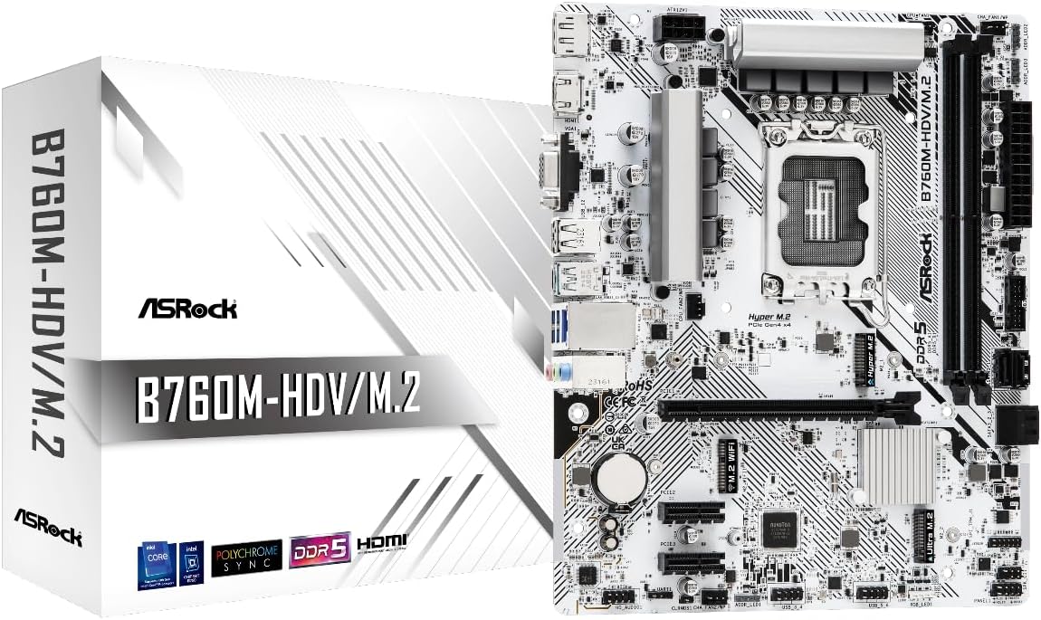 MB AS-ROCK B760M HDV DDR5 M.2 M.ATX 
