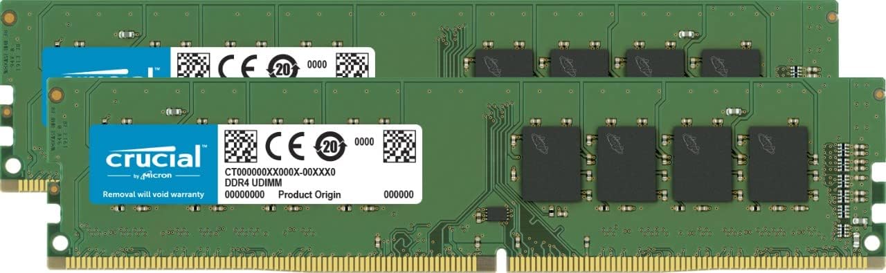 RAM CRUCIAL 32GB KIT 2X16 DDR4 3200MHZ CL22