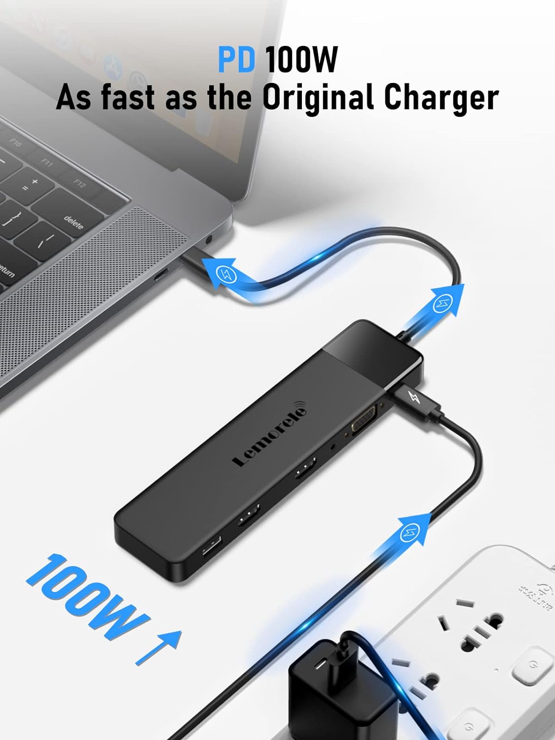 DOCKING STATION USB-C 13-IN-1 LAN HDMI VGA TY-C 4K 