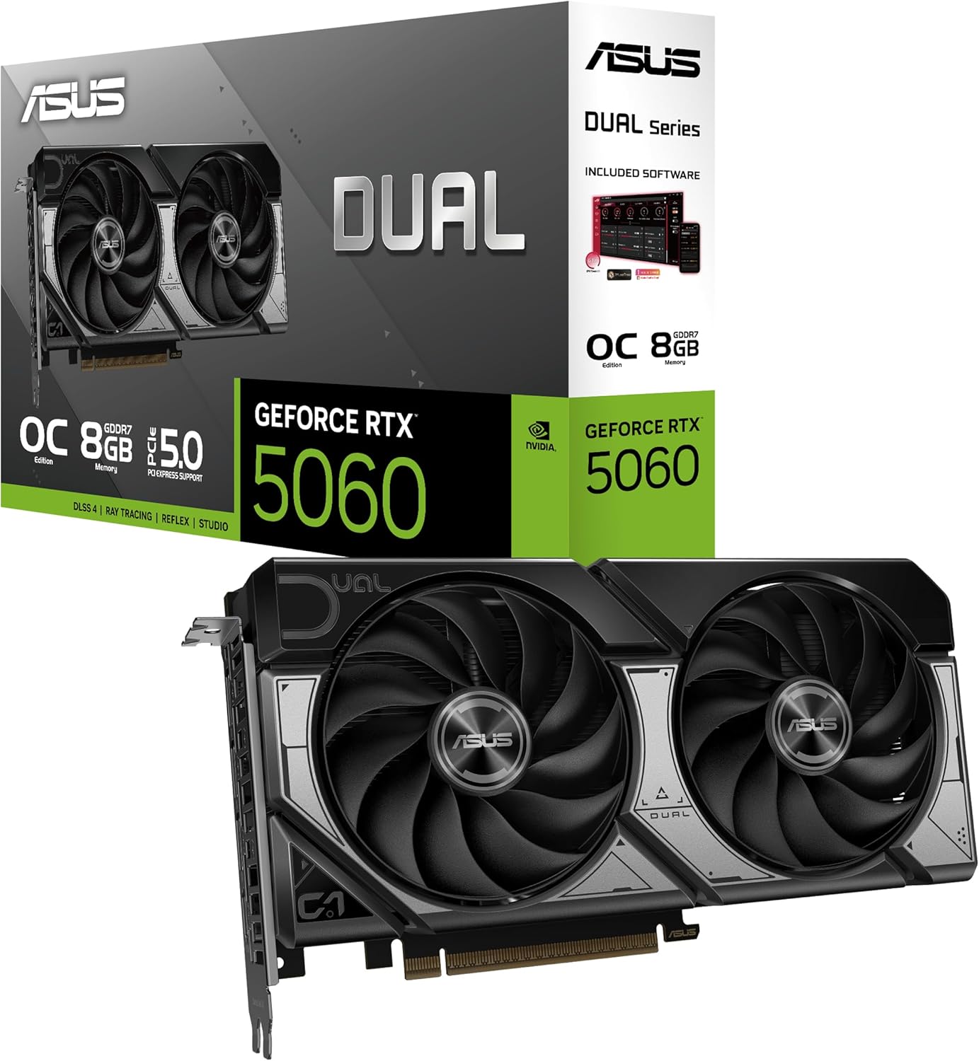 VD ASUS NVIDIA RTX5060 OC 8GB DUAL DLSS4 PCIe 5.0
