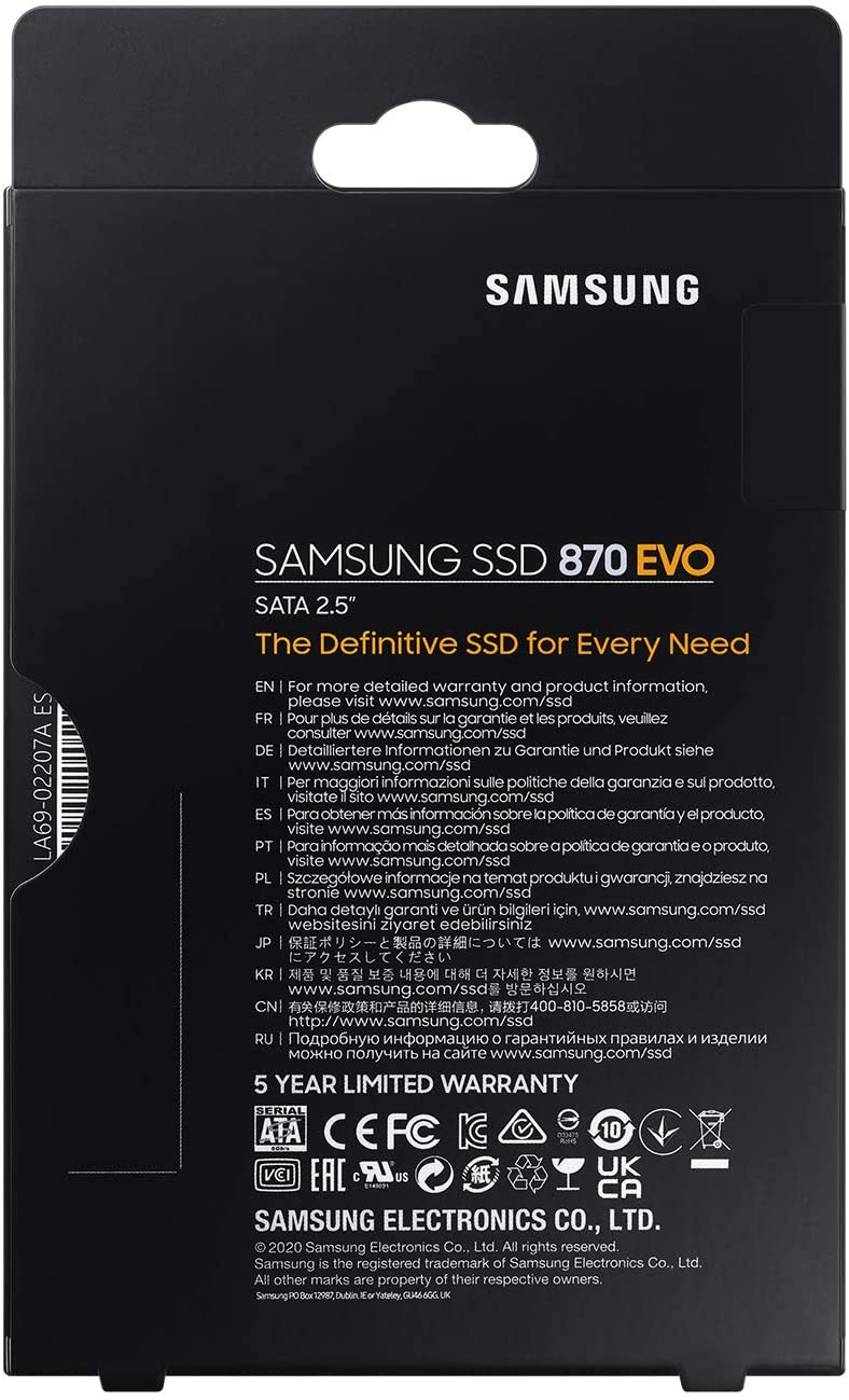SSD SAMSUNG 870 EVO 2.5 500GB SATA6Gbs