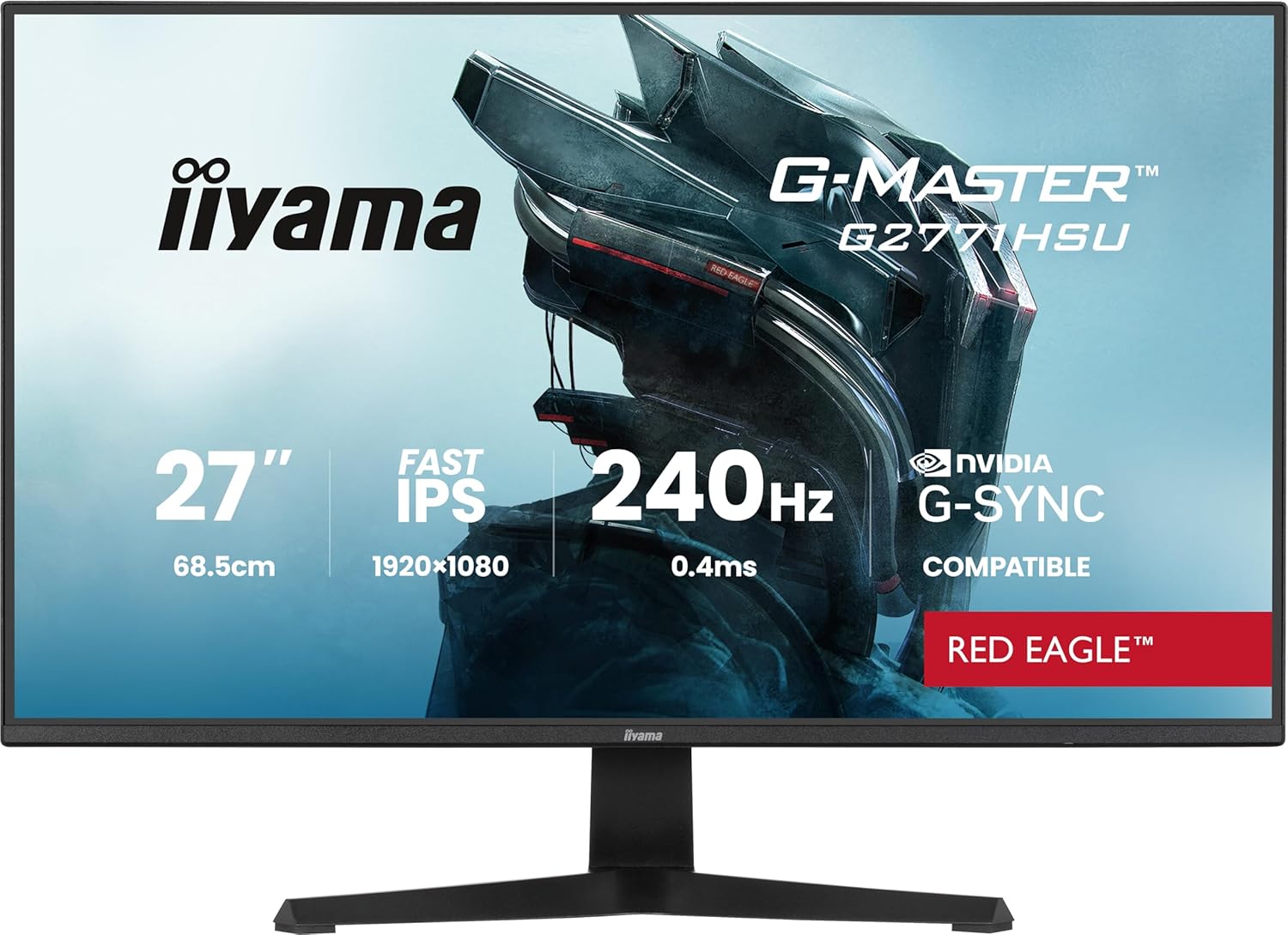 MONITOR GAMING IIYAMA G2771HSU 240Hz DP USB