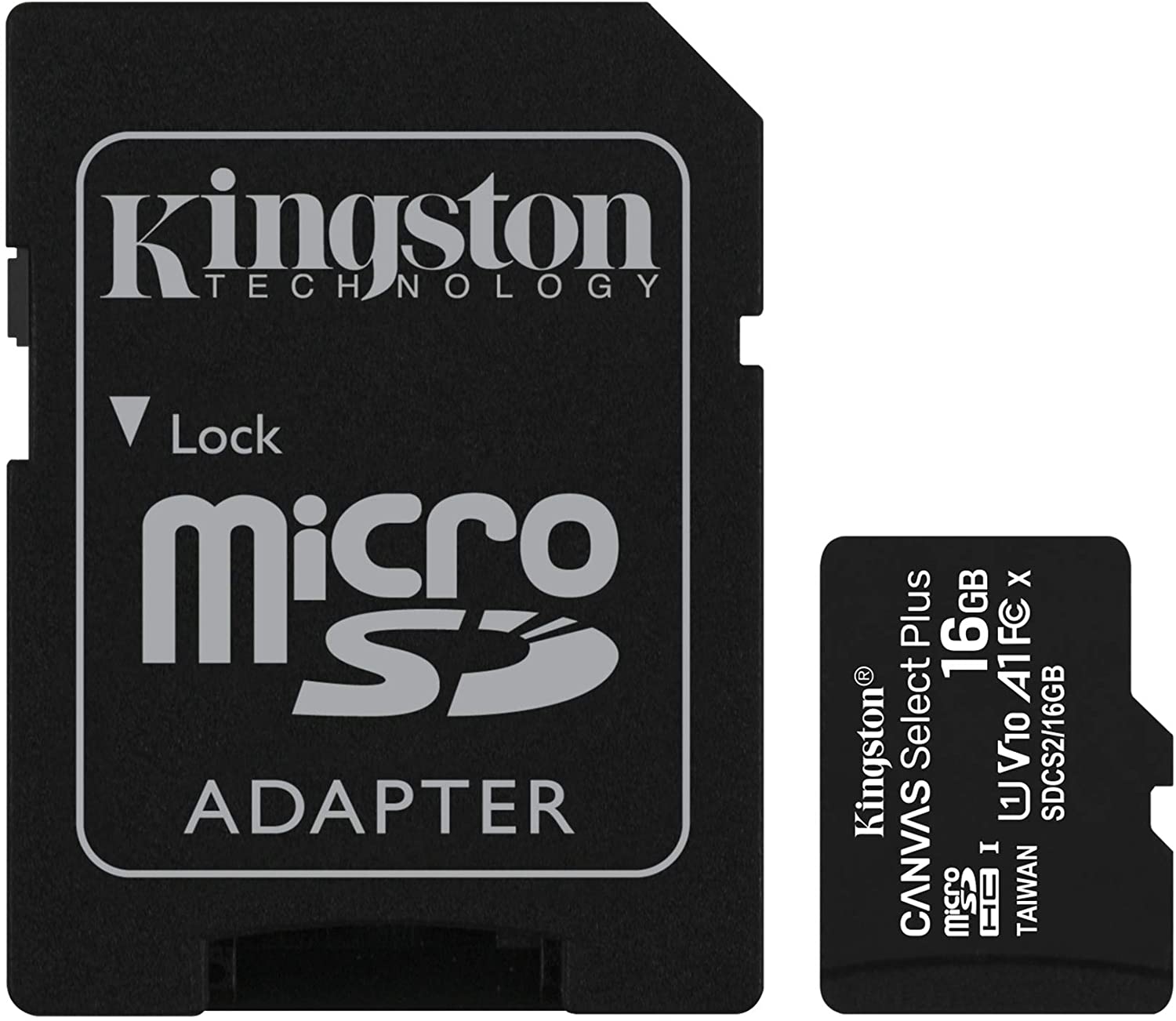 MEMORY CARD KINGSTON microSDHC 16GB CL10 IA1