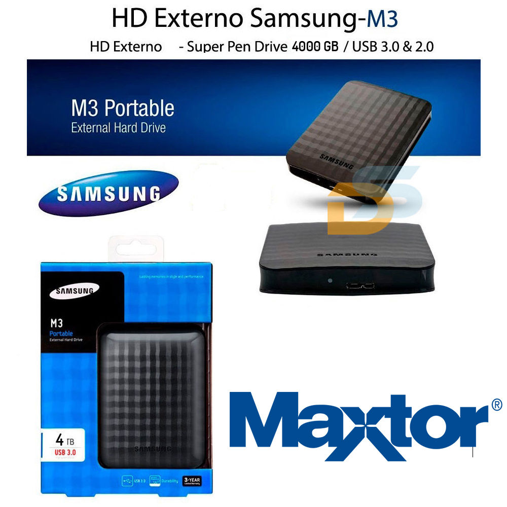 HD M3 MAXTOR 2,5 4TB USB3.0