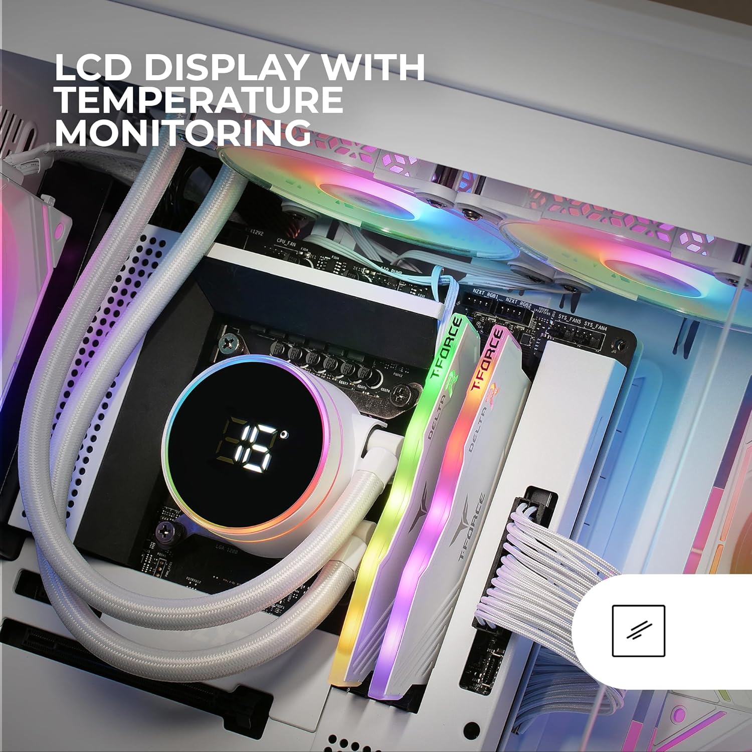 DISS A LIQUIDO ML-LCD 240 MARSGAMING 500W