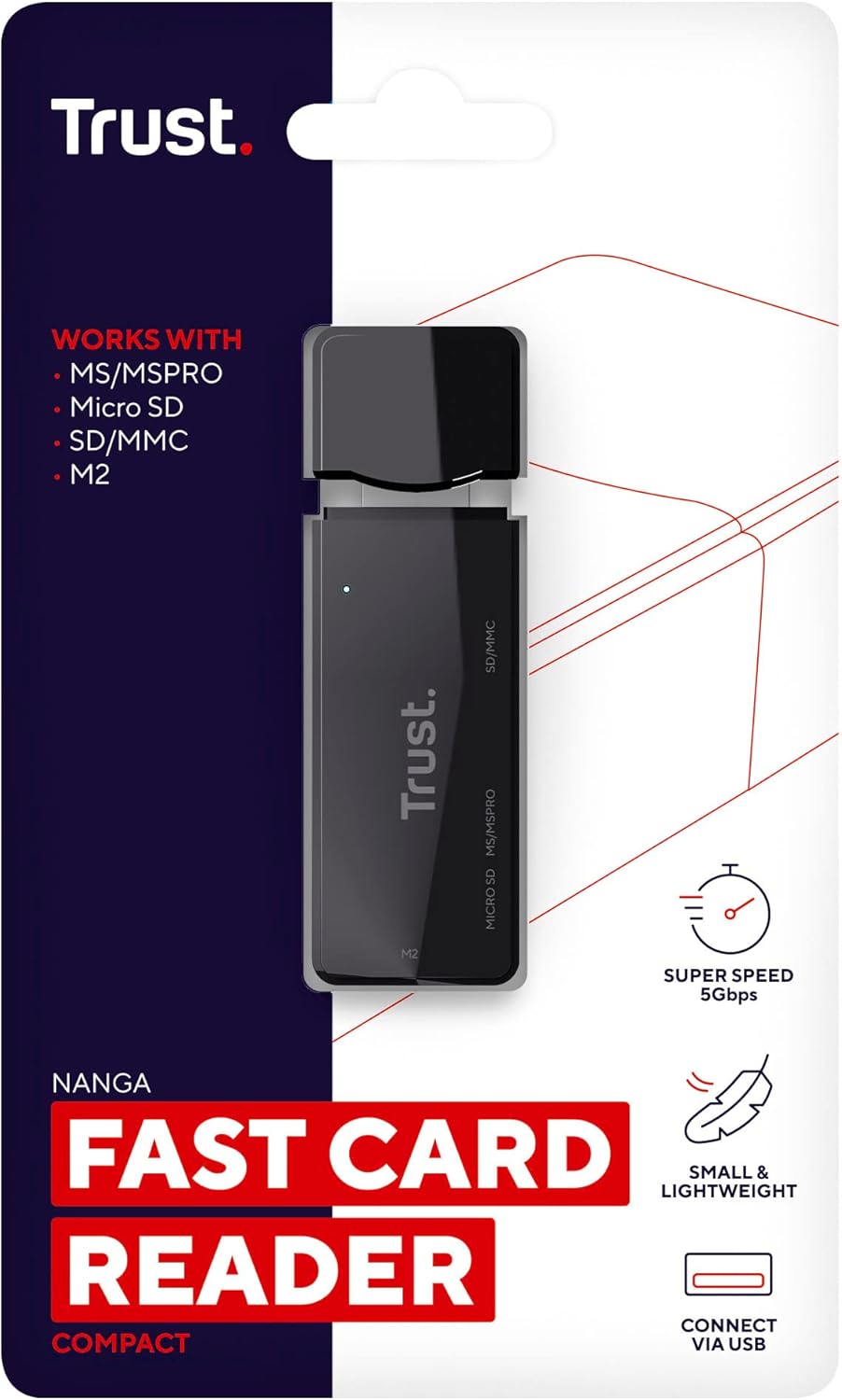 CARD READER TRUST NANGA USB 3.1 