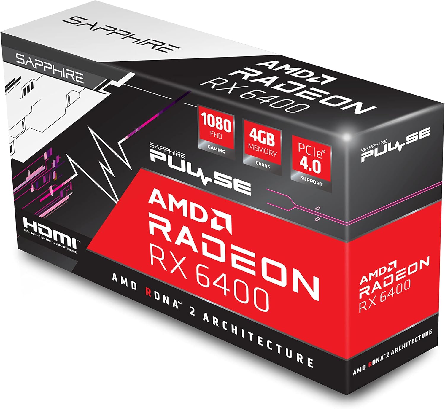 VD AMD RADEON RX 6400 4GB PULSE PCIe