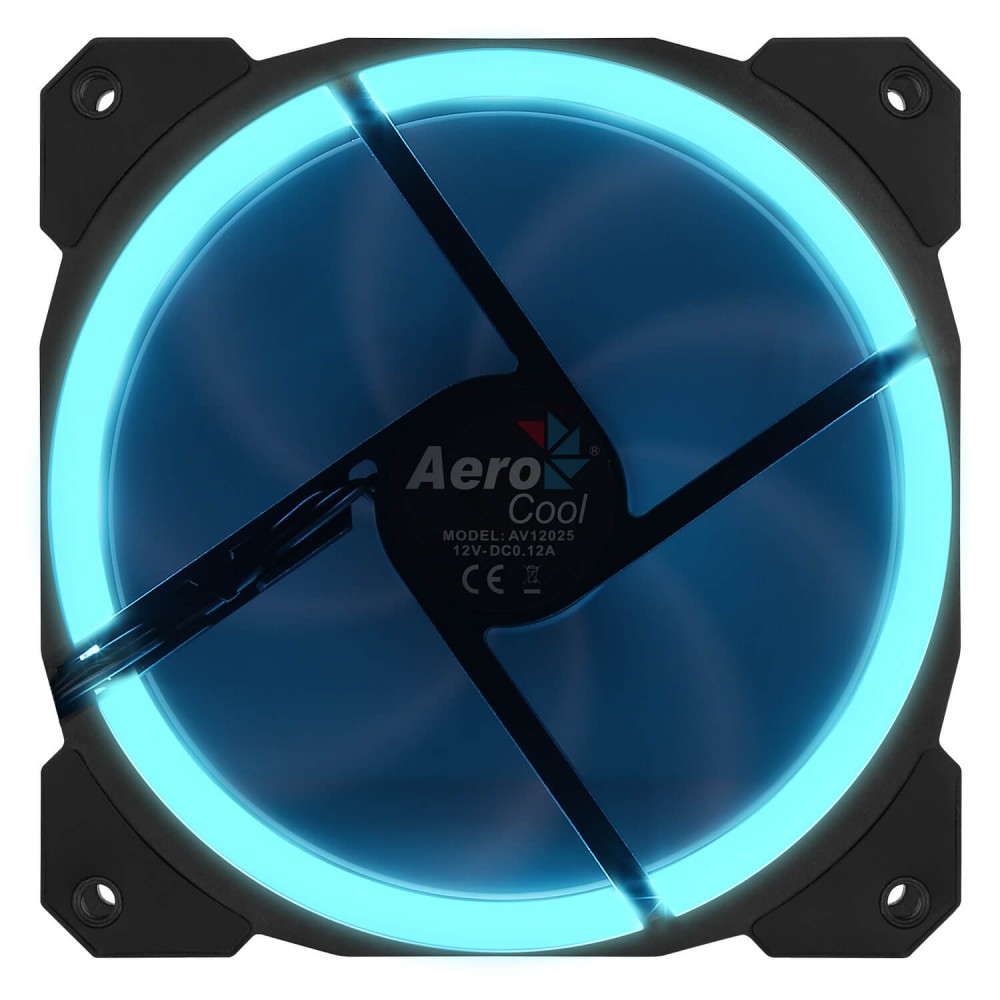 AEROCOOL ORBIT FAN 12X12 RGB LED