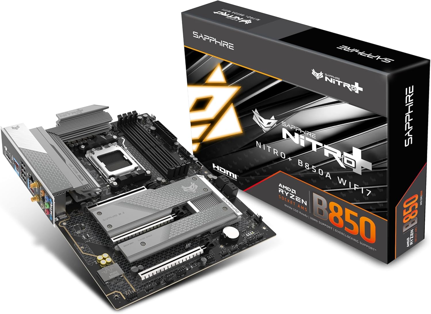 MB SAPPHIRE NITRO B850A WIFI7 AM5 RYZEN DDR5