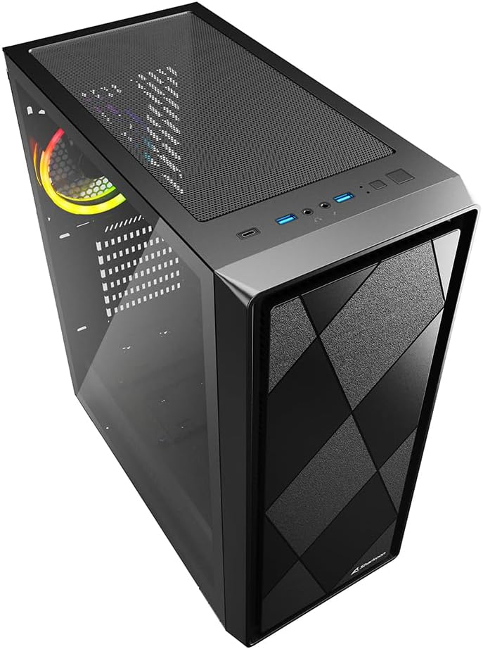 SHARKOON VS8 RGB NERO  FINESTRA
