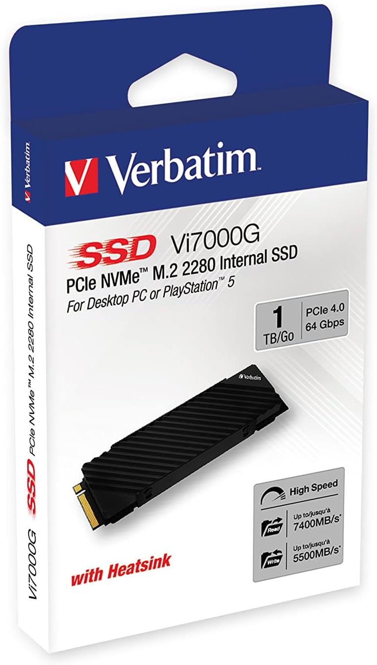 SSD VERBATIM NVMe 2280 M.2 VI7000G 1TB
