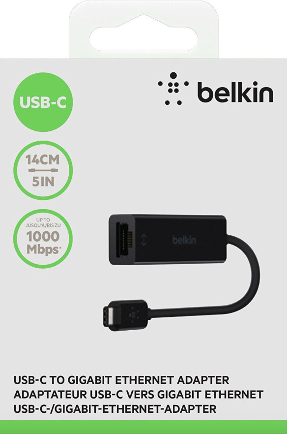 BELKIN USB-C LAN GIGABITE ADAPTER 