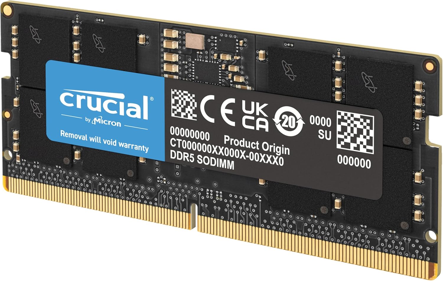 RAM CRUCIAL 32GB SODIMM DDR5 4800MHz 