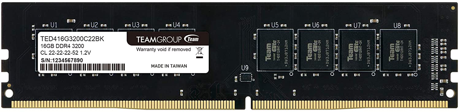 RAM TEAM ELITE 16GB DDR4 PC3200 MHz