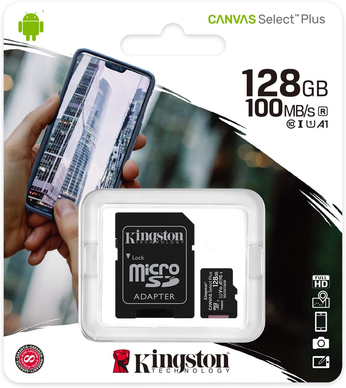 MEM. CARD KINGSTON  microSDCS2 128GB PLUS