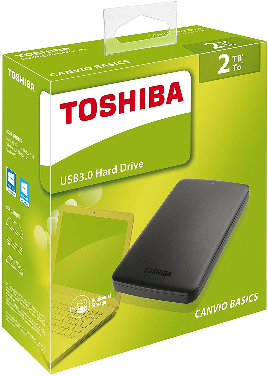 HD EST TOSHIBA CANVIO 2.5 2TB USB3.0