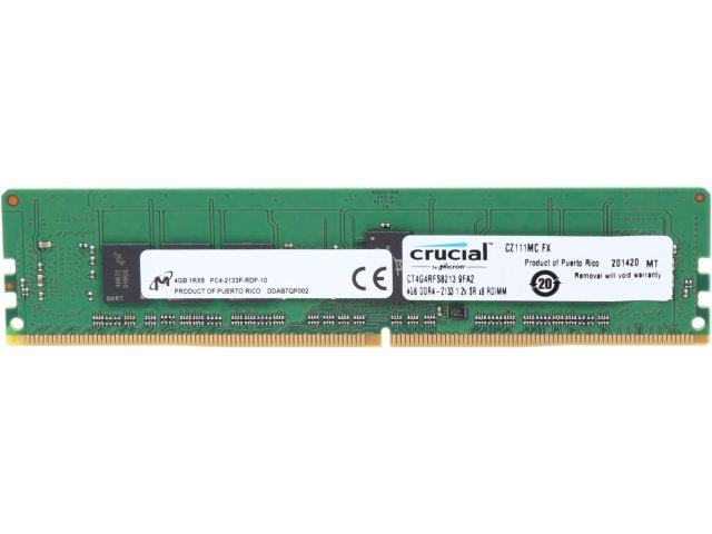 RAM CRUCIAL 4GB PC4-17000 DDR4 2133