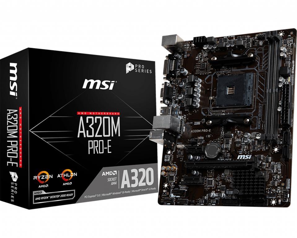 MB MSI A320M PRO-E DDR4 AMD M.ATX