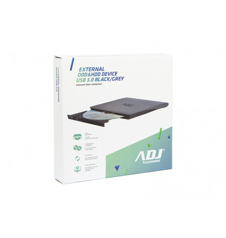 DVD RW ADJ USB 3.0 WIN MAC BLACK 