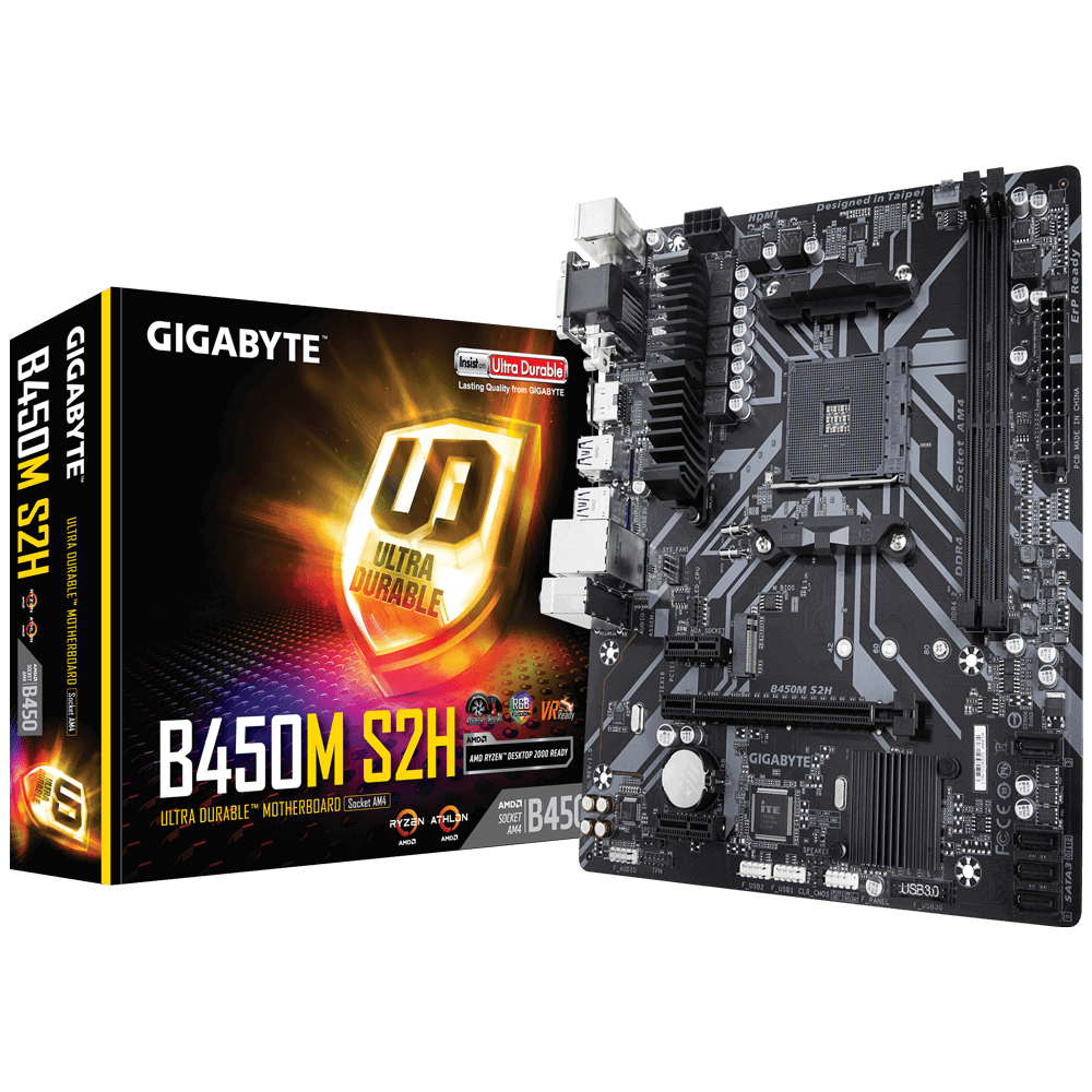 MB GIGABYTE GA-B450M-S2H V2 AM4 DDR4