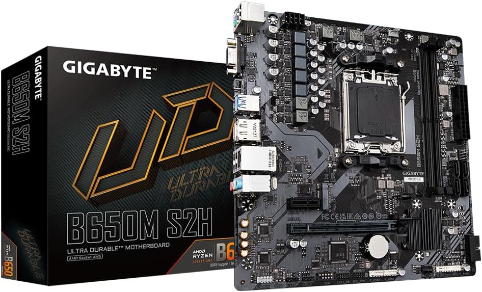 MB GIGABYTE B650M S2H DDR5 AMD RYZEN AM5