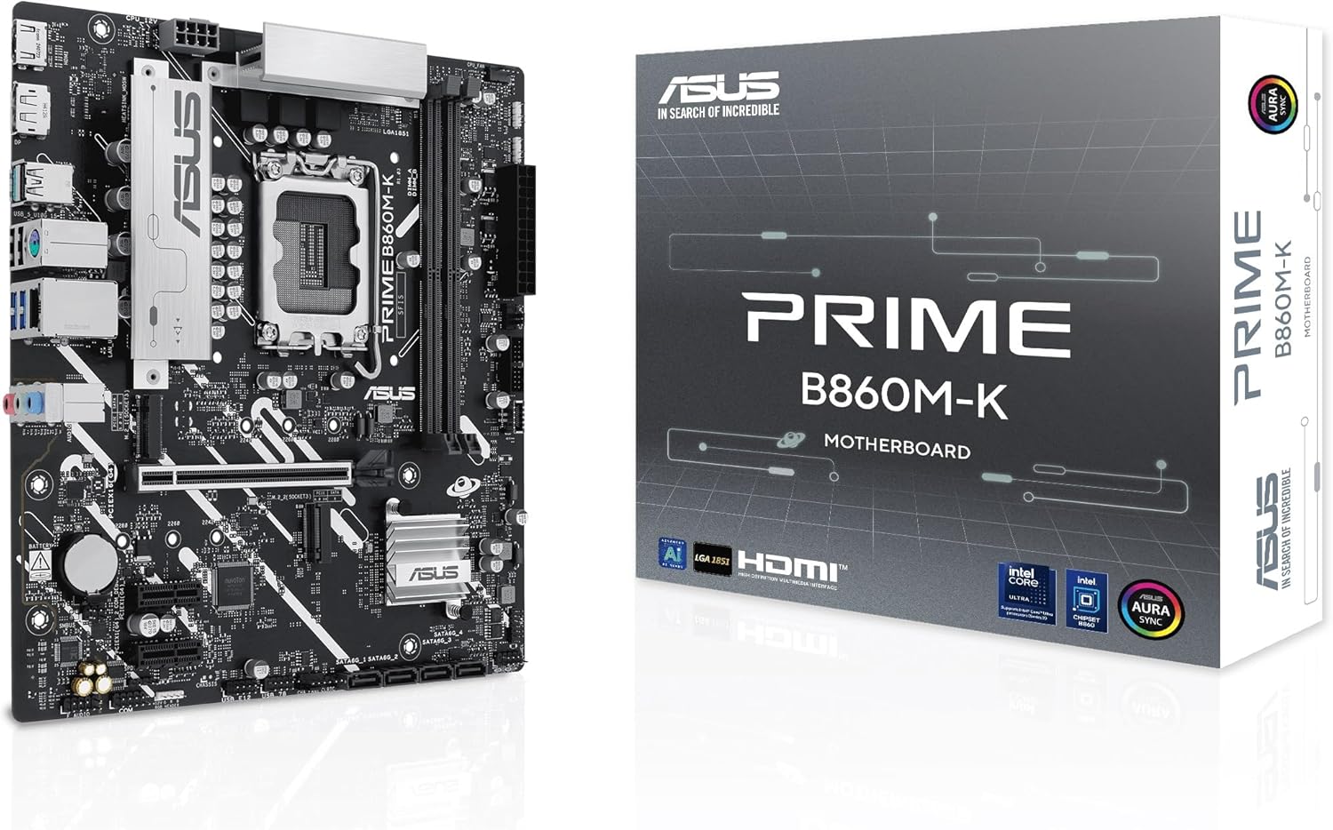MB ASUS PRIME B860M-K DDR5 M.2 INTEL 1851