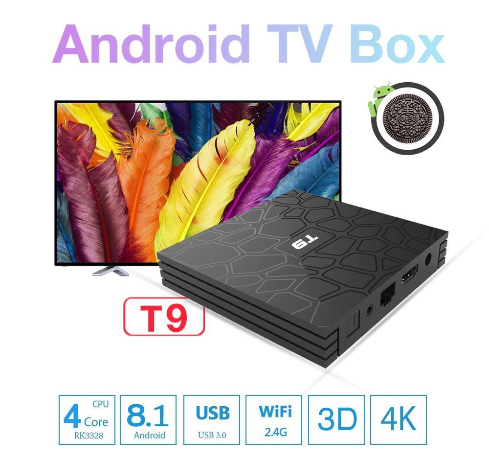 BOX RK3328 TV 4K ANDROID 32GB 4GB RAM IPTV