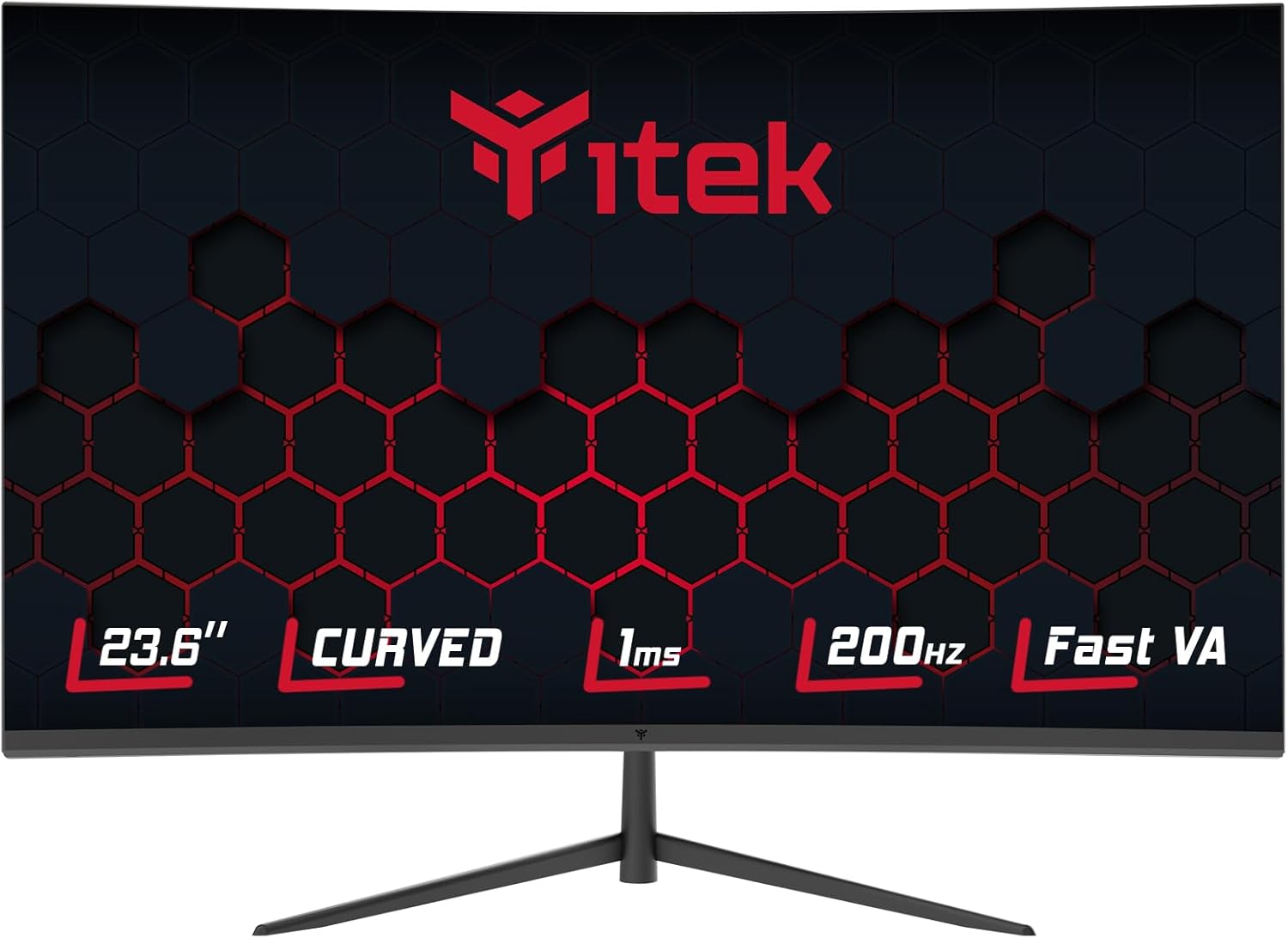 MONITOR ITEK 200Hz CURVED GGC R1500 HDMI 24
