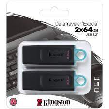 PENDRIVE KINGSTON DATATRAVER 2X64GB USB3.2