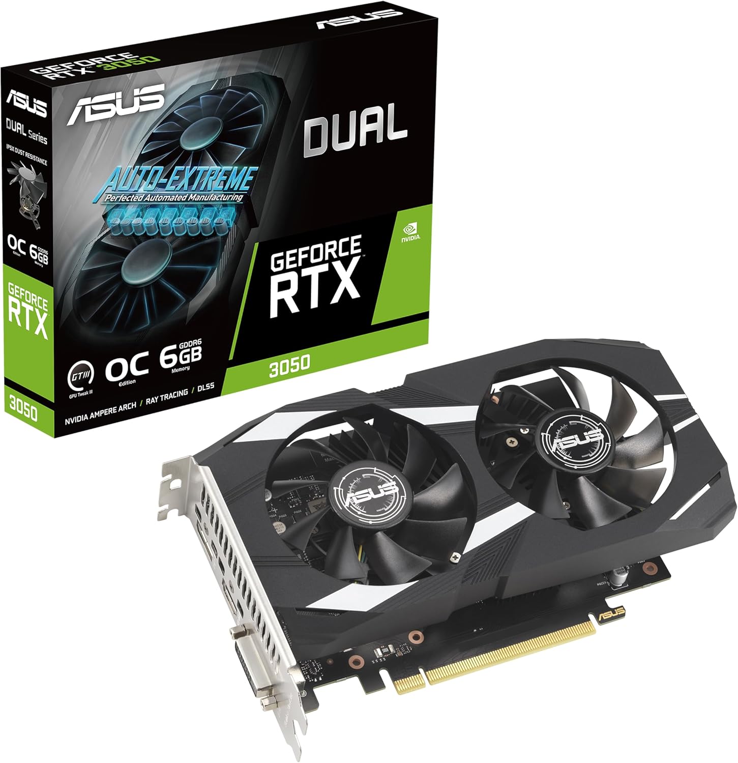 VD ASUS GEFORCE RTX 3050 OC DUAL GDDR6 6GB