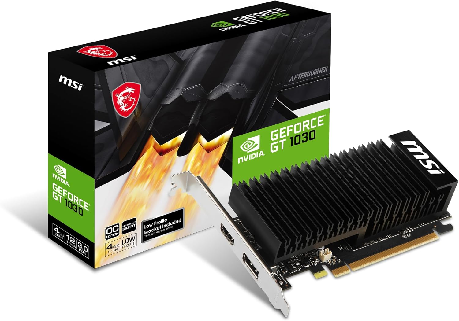 VD MSI  GT1030 4GB GDDR4 SILENT LP 