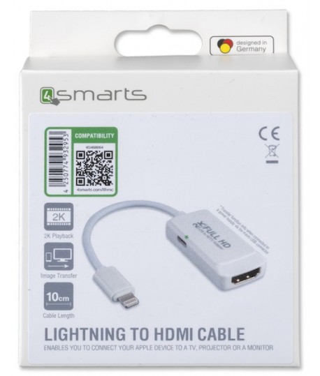 SMARTS LIGHTNING TO HDMI CABLE 2K