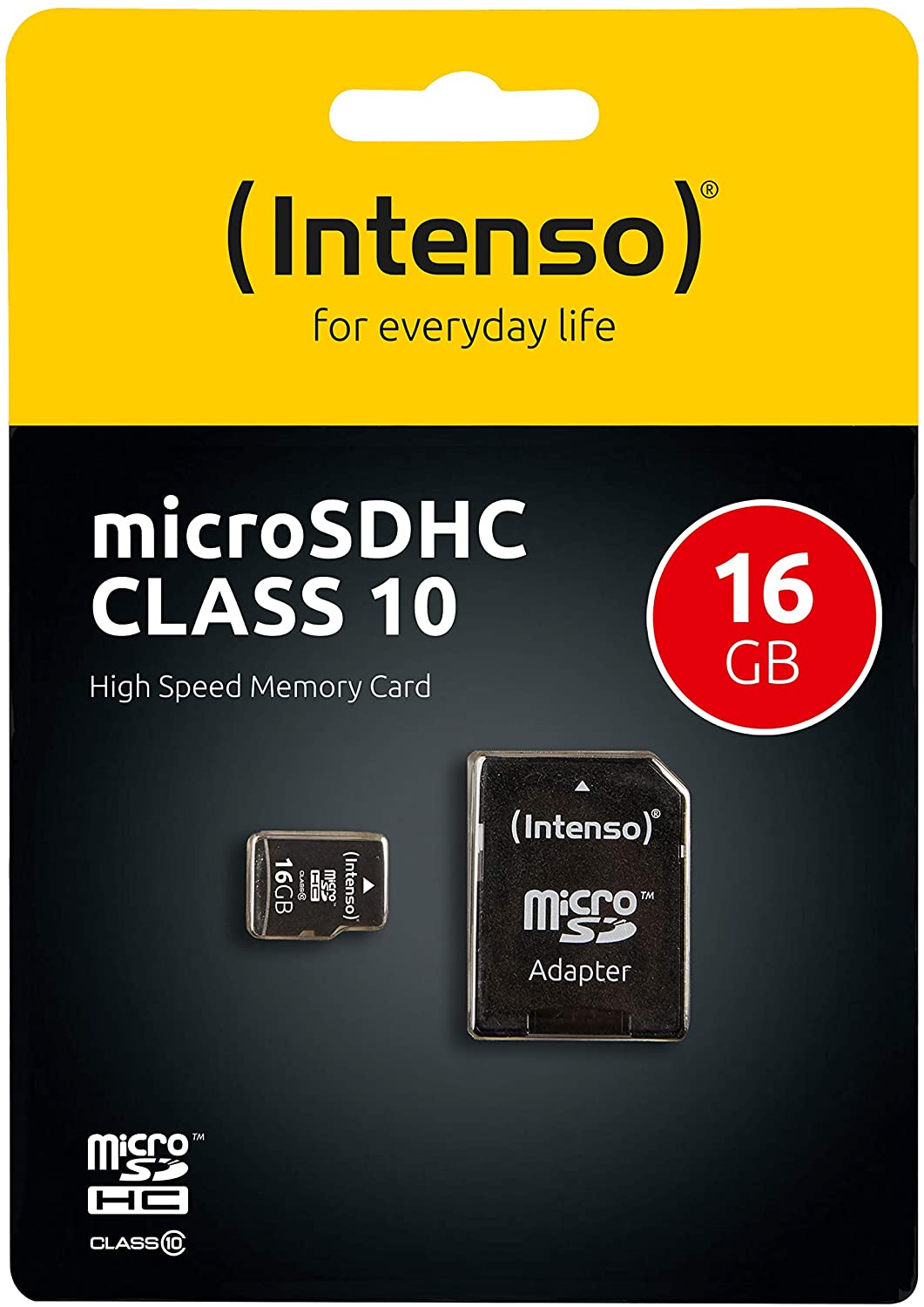 MEMORY CARD INTENSO microSDHC 16GB CL10