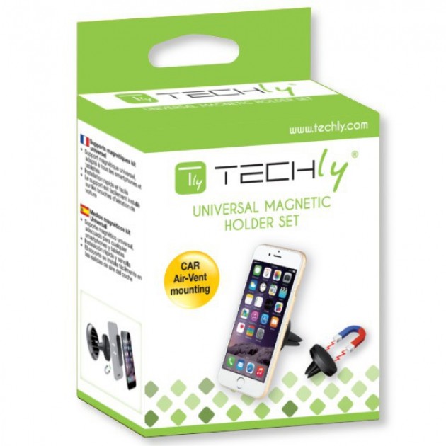 SUPPORTO MAGNETICO TECHLY X SMARTPHONE