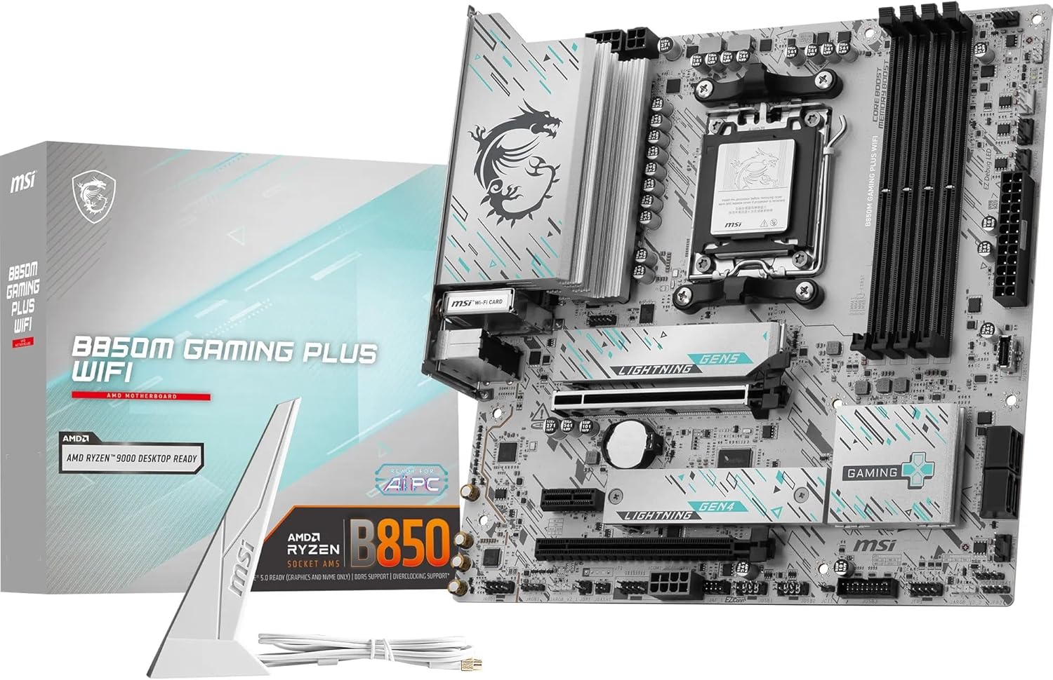 MB ASUS MSI B850M GAMING WI-FI7 PLUS M.2 AM4 DDR5