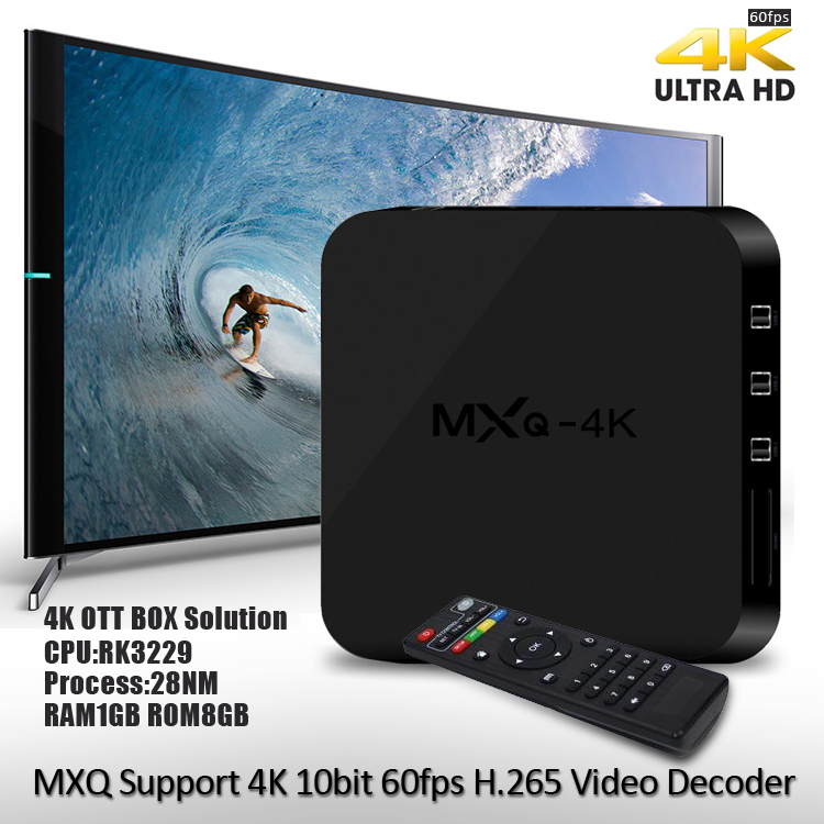 BOX MULTIMEDIALE OTT 4KTV QUAD 1GB HDMI