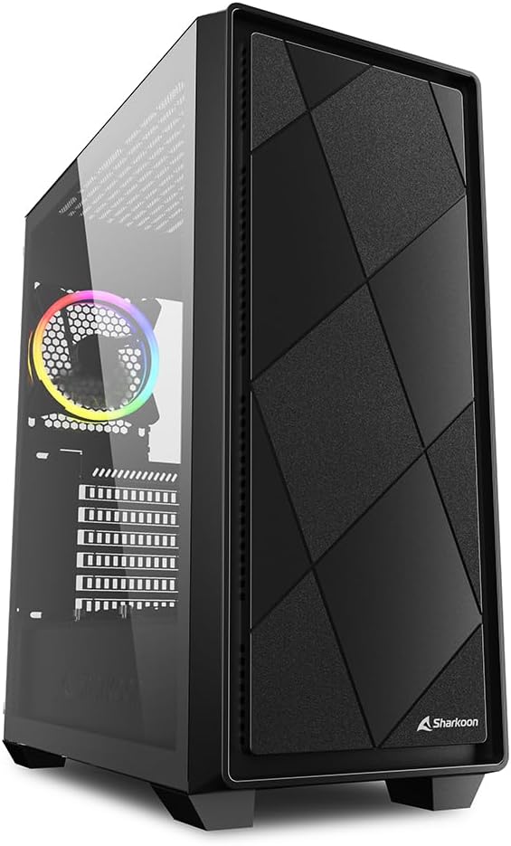 SHARKOON VS8 RGB NERO  FINESTRA