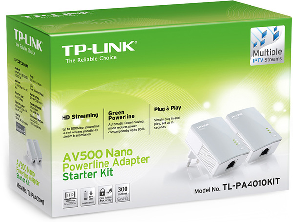 TP-LINK TL-PA4010KIT POWERLINE 600Mbps