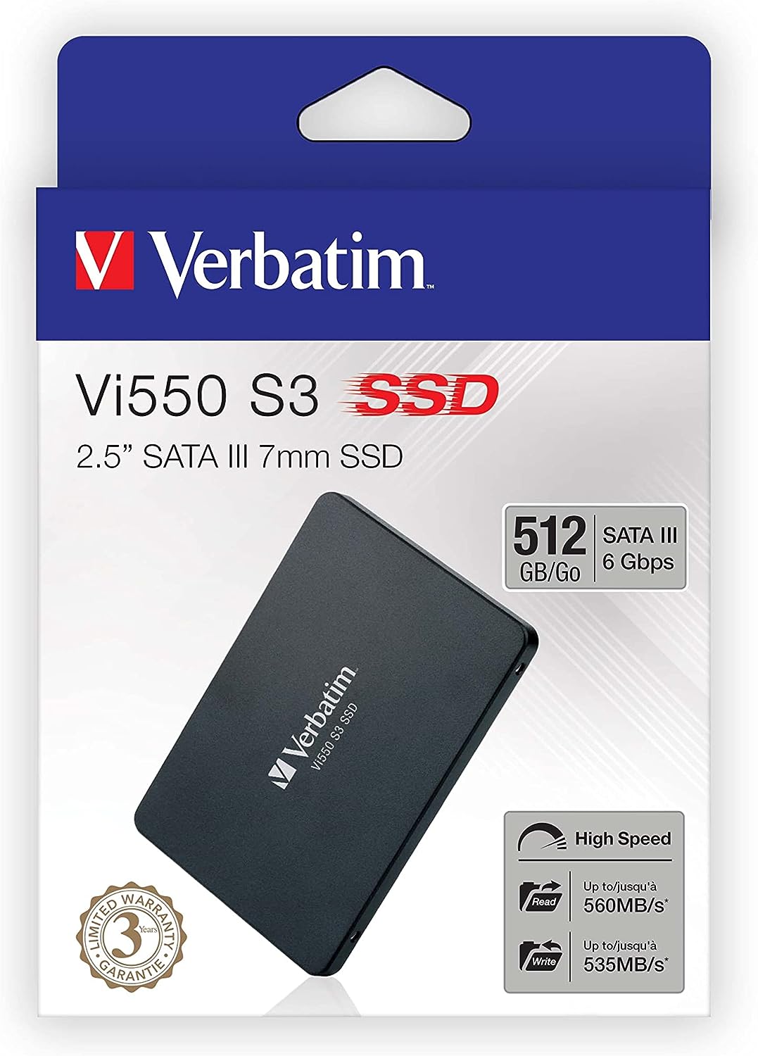 SSD VERBATIM Vi550 S3 512GB 2,5 SATAIII