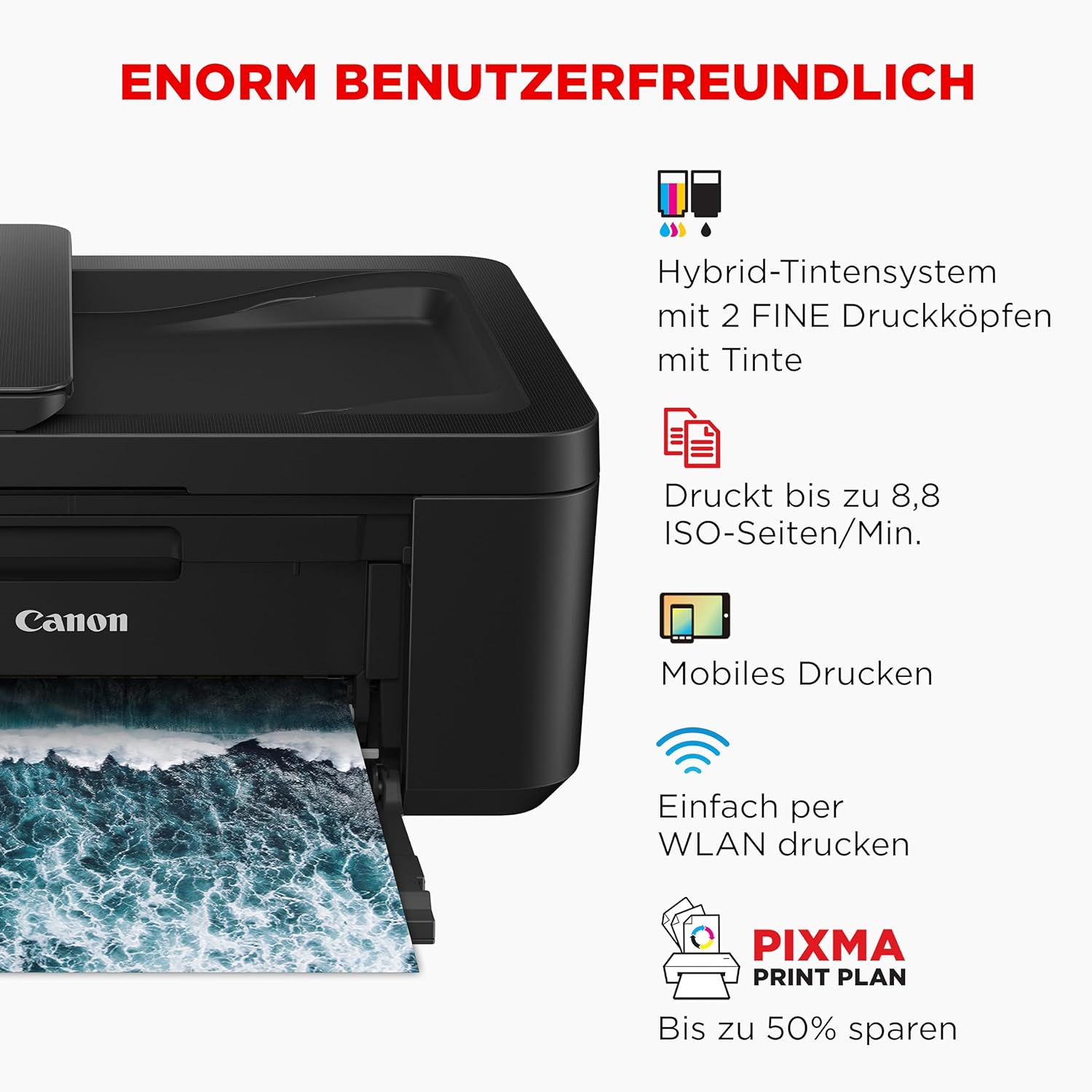 STAMP.MULTIFUNZ.CANON PIXMA TR4750i WI-FI