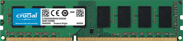 MEM CRUCIAL 8GB PC1600 CL9 DDR III
