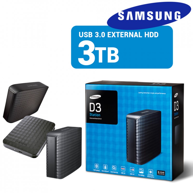 HD EST. SAMSUNG D3 STATION 3.5 3TB USB3