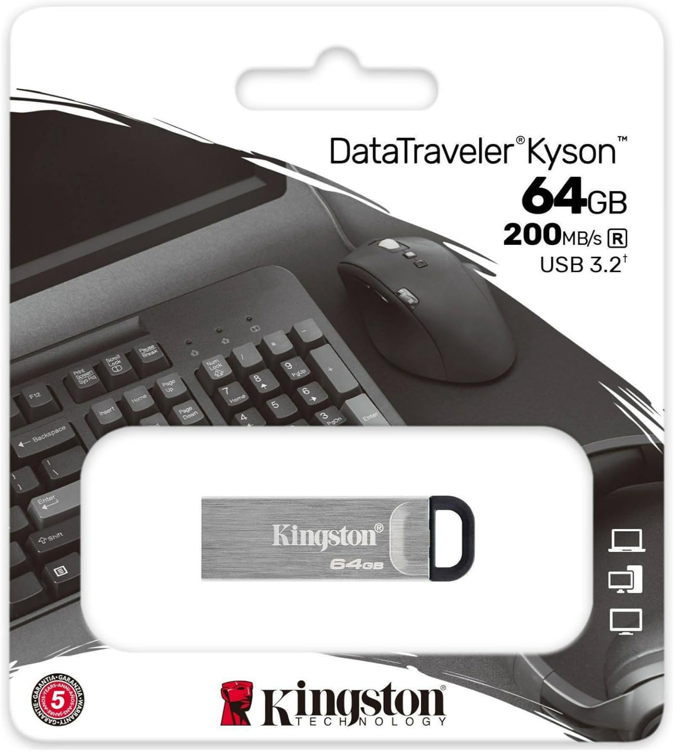 PENDRIVE KINGSTON DT KYSON 64GB USB3.2