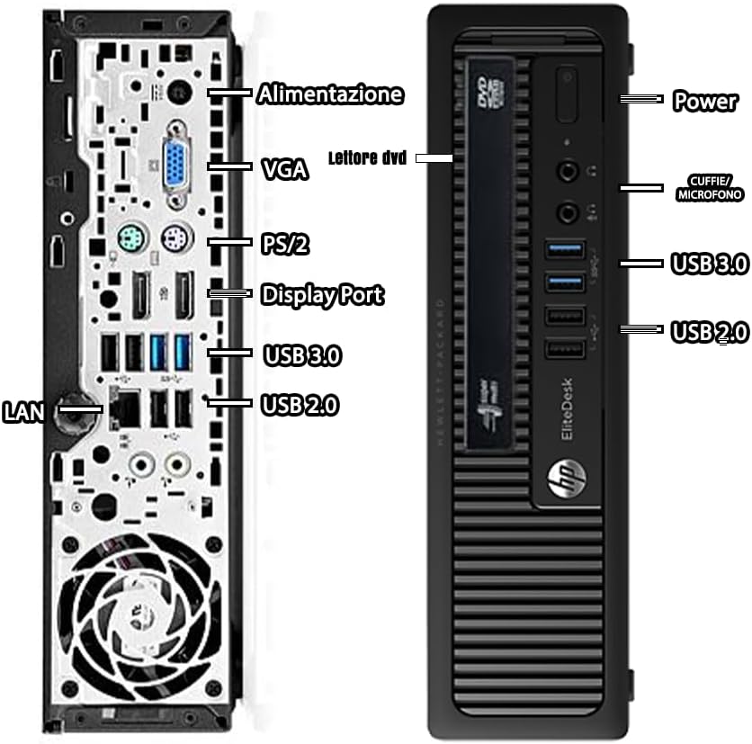 HP ELITEDESK 800 G1 I7-4770-16GB SSD240GB W11 REFUR