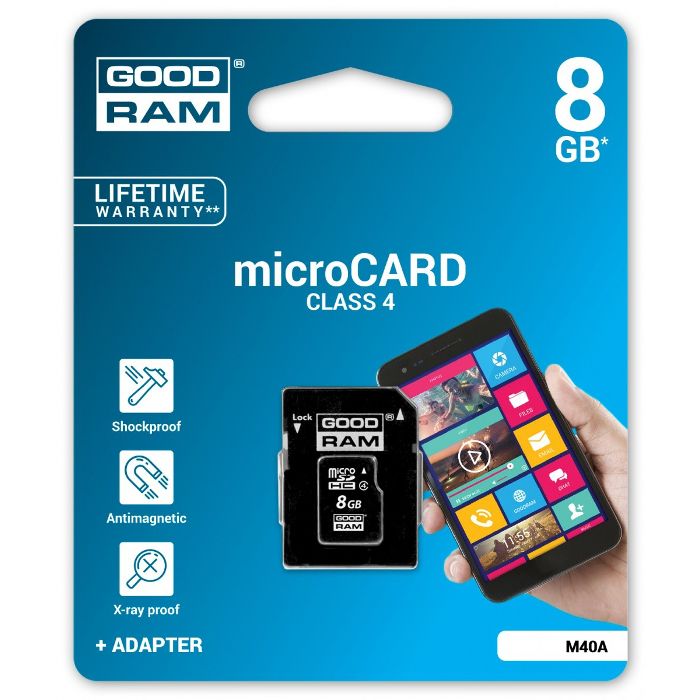 GOODRAM MICRO SD 8GB CL 4