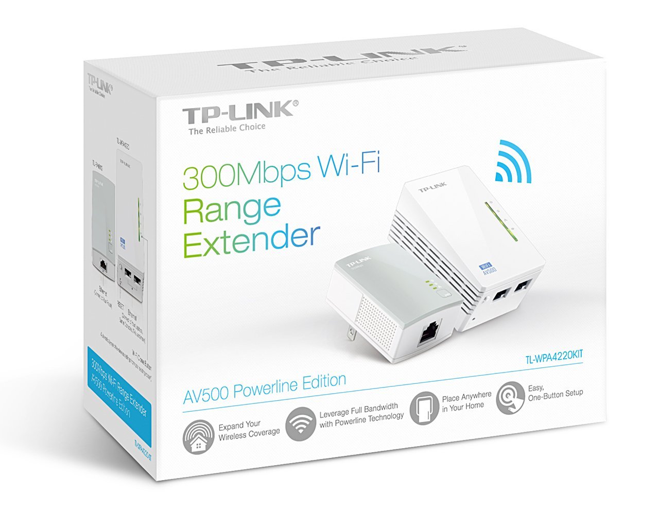 TP-LINK TL-WPA4220KIT POWERLINE+WiFi+EXT