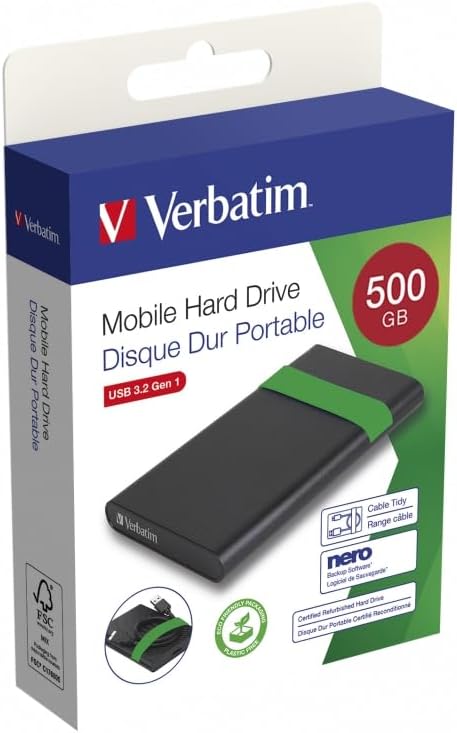 HD VERBATIM STORE'N'GO 2.5 500GB USB3.0